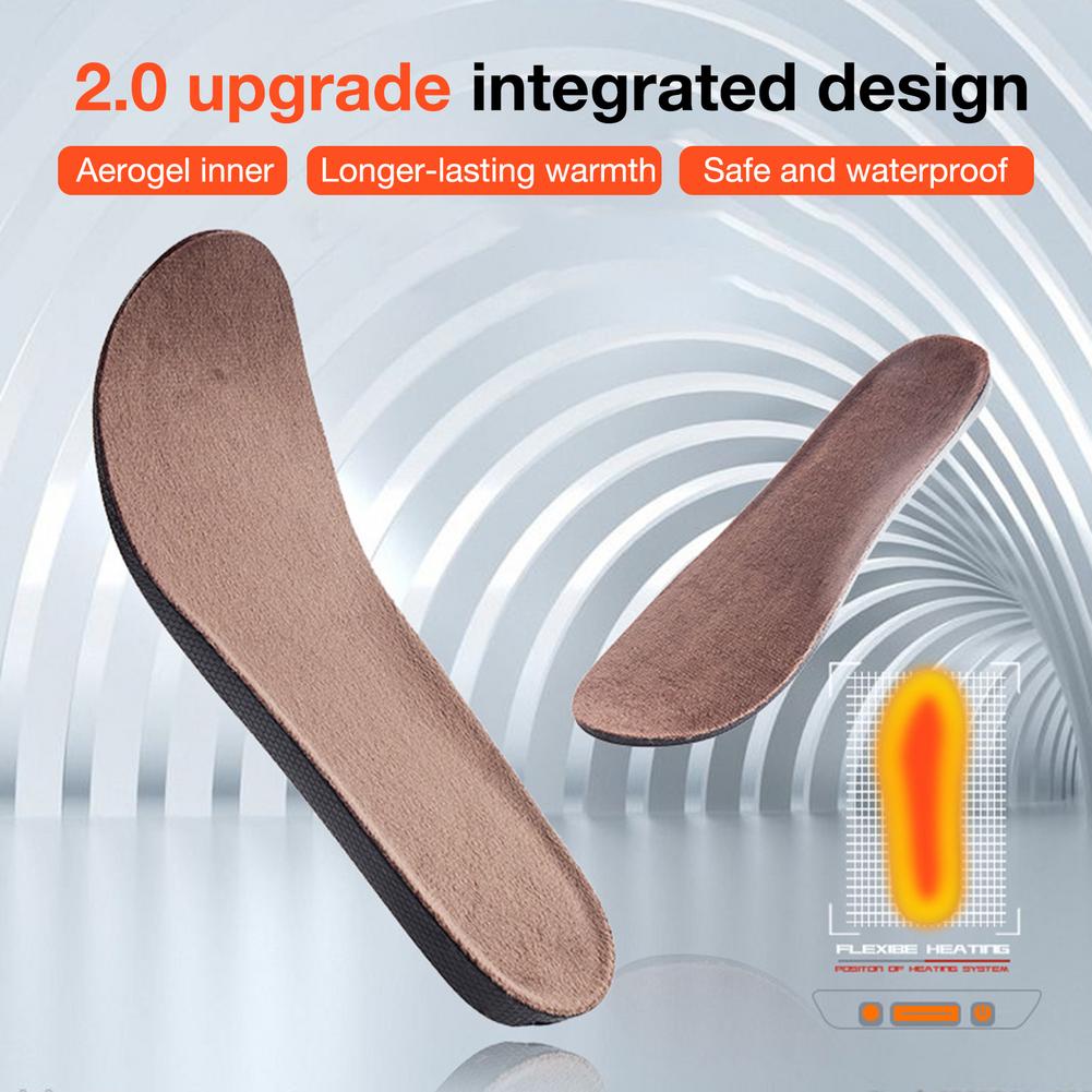 Winter Warm Beheizte Einlegesohlen USB Aufladbare Beheizte Schuhe Pads Fuß Erwärmung Einlegesohlen Elektrische Batterie Heizung Schuh Pad Ski Einlegesohle