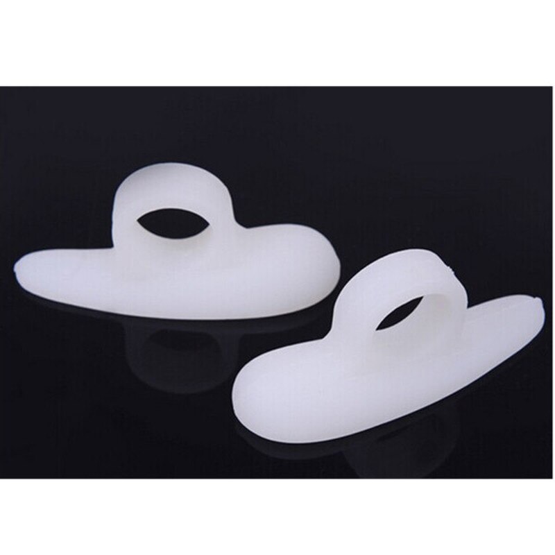 1Pair Unisex Hammer Silicone Toe Protection Bone Toe Ectropion Corrector Health Care Product File for Feet Valgus Adjuster