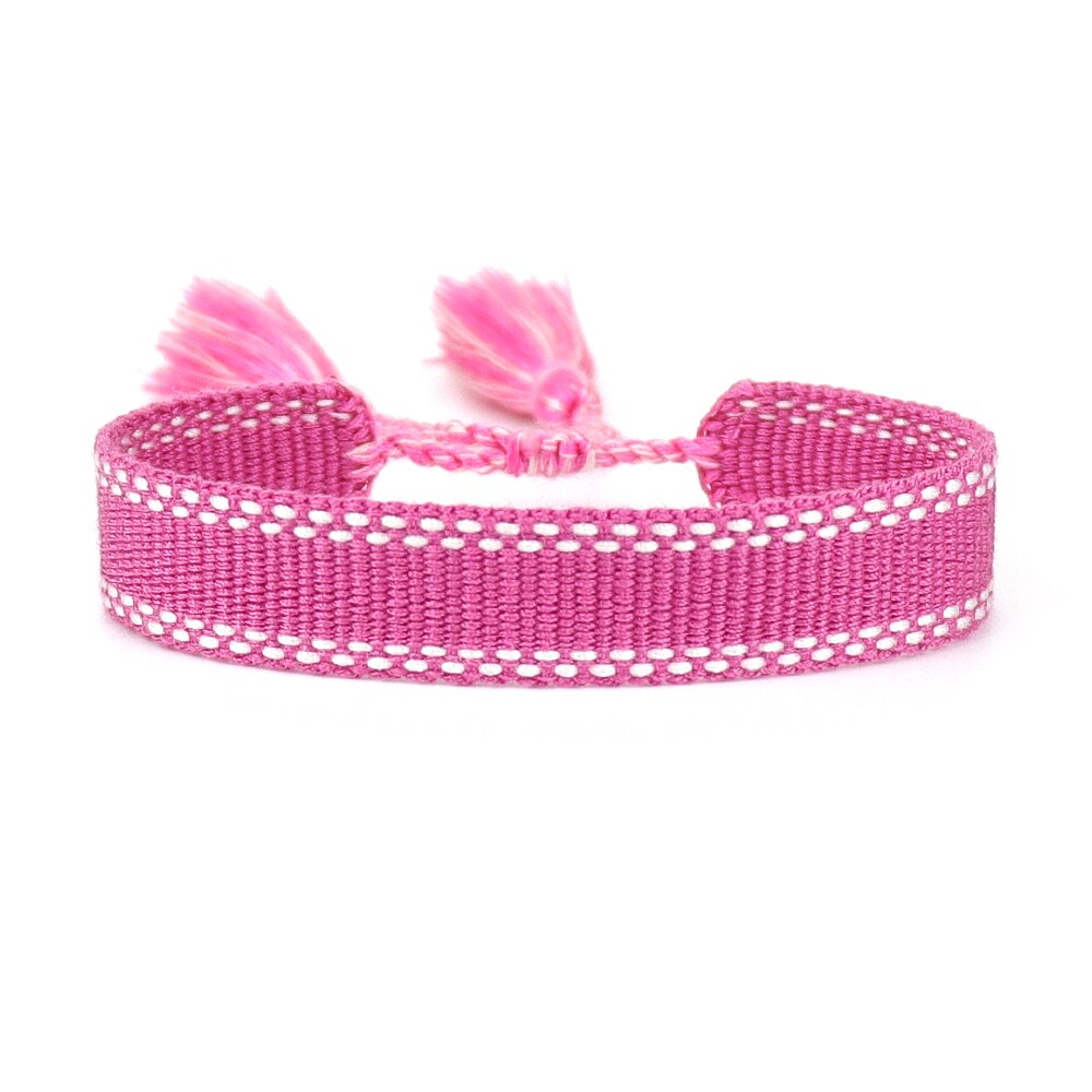 Verstelbare armbanden met polsbandjes, geborduurde armbanden, armbanden met kwastjes, unisex armbanden, vintage geweven armbanden.: 2