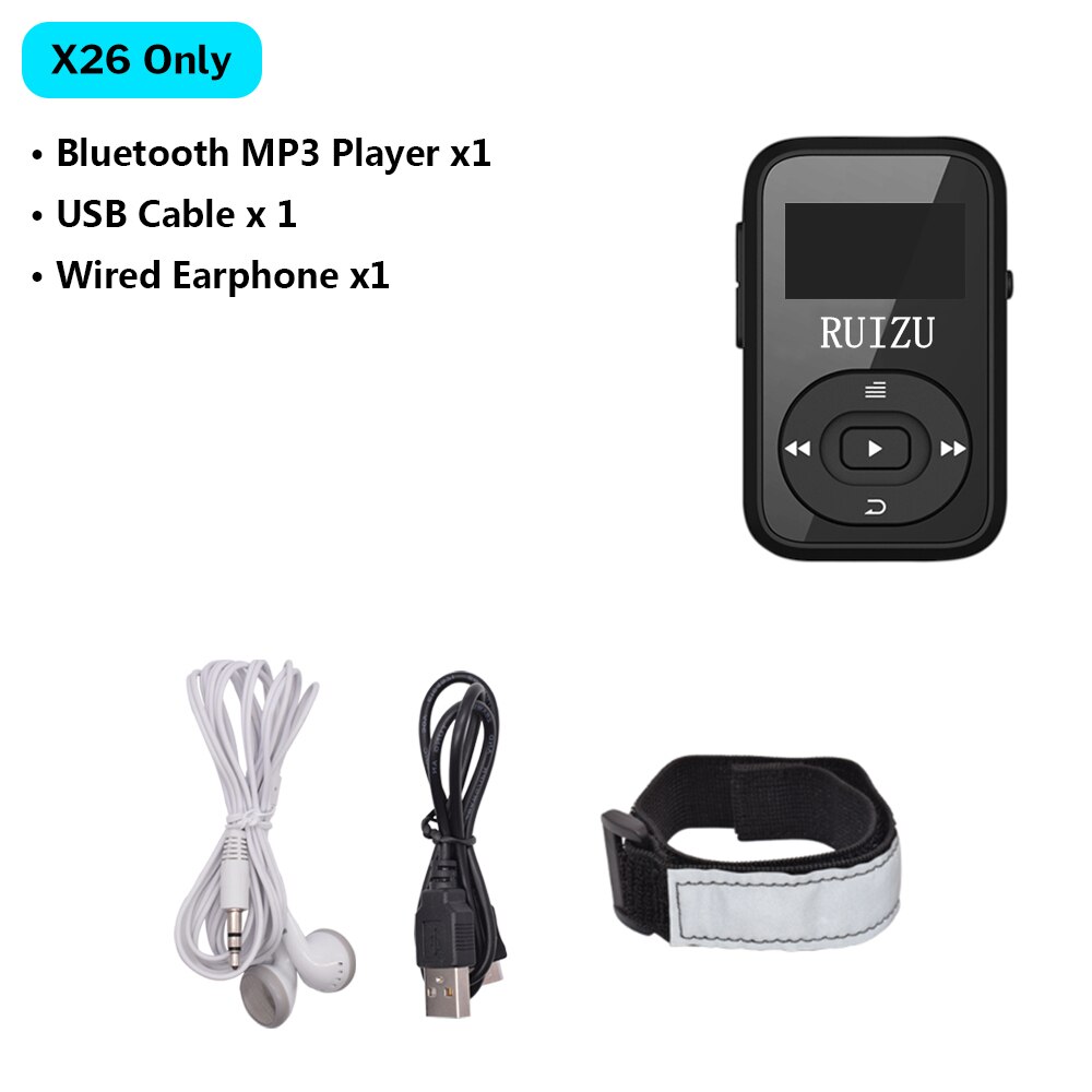 Lauf MP3 Spieler Bluetooth Mit Kopfhörer Mini Radio Musik MP3 Spielen Tragbare Walkman Mit Radio/FM/Rekord Für Sport