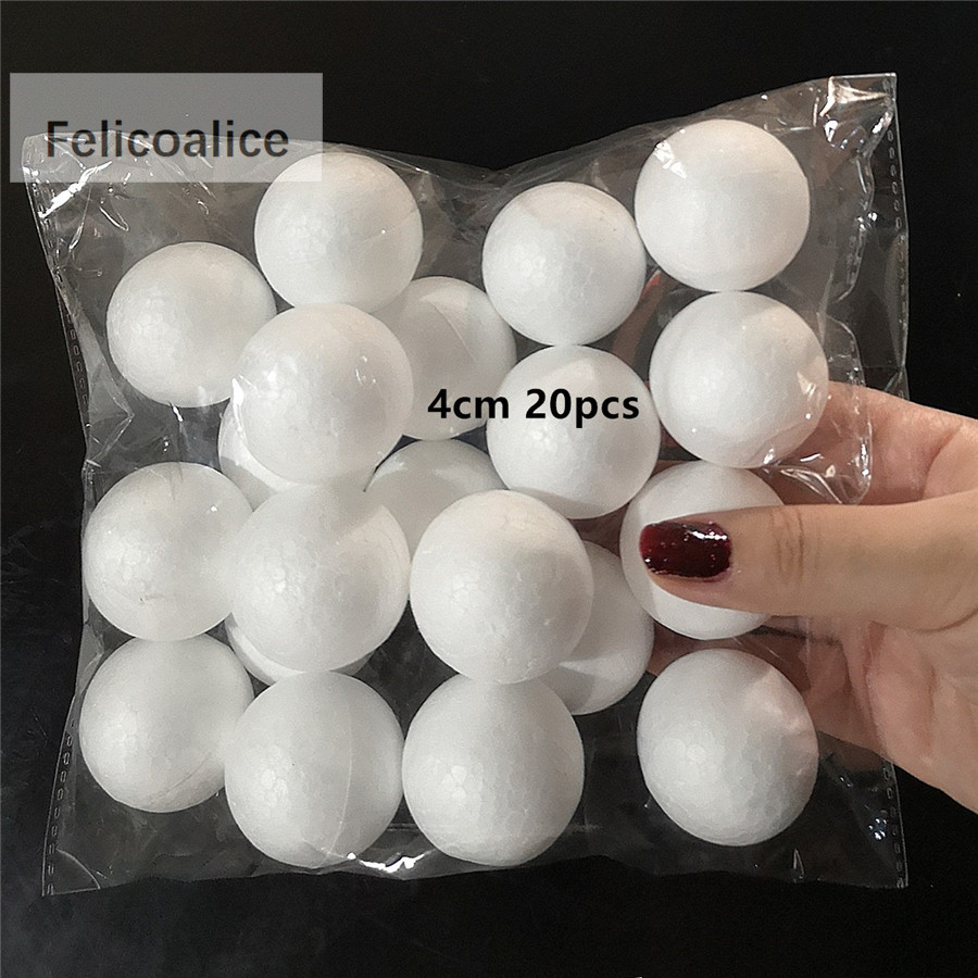 Forma de gota de agua para manualidades, 1/1, 5/2/2, 5/3/4/4, 5/5cm, forma de gota de agua, corazón de flores, rosa de espuma blanca hecha a mano, Media bola: Verde claro