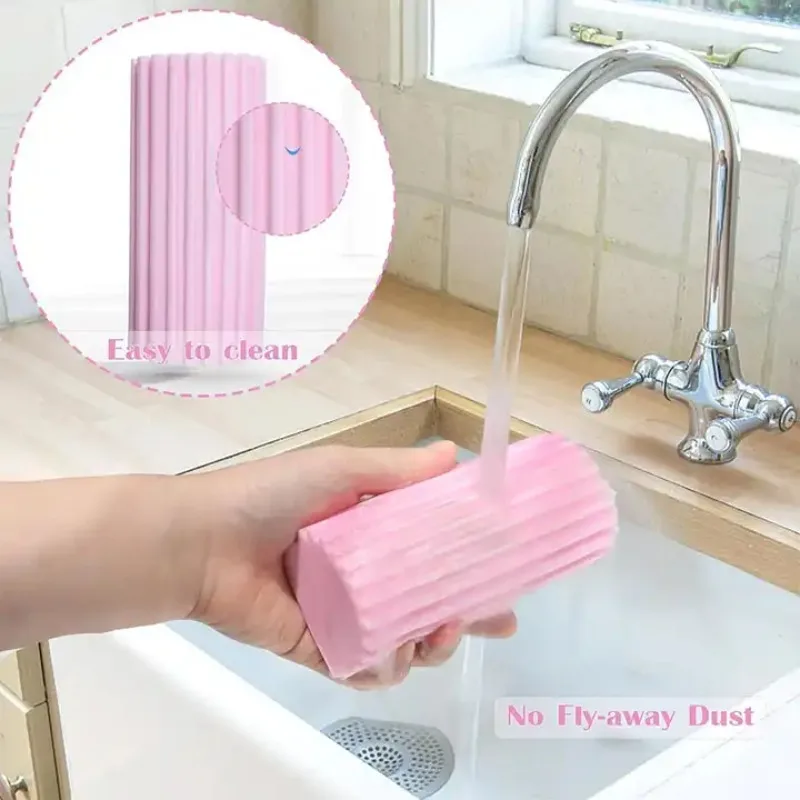 PVA Dust Cleaning Sponge Reusable Multifunctional Kitchens Household Sponge Cleaning Brush for Car Blinds Cleaning Sponge