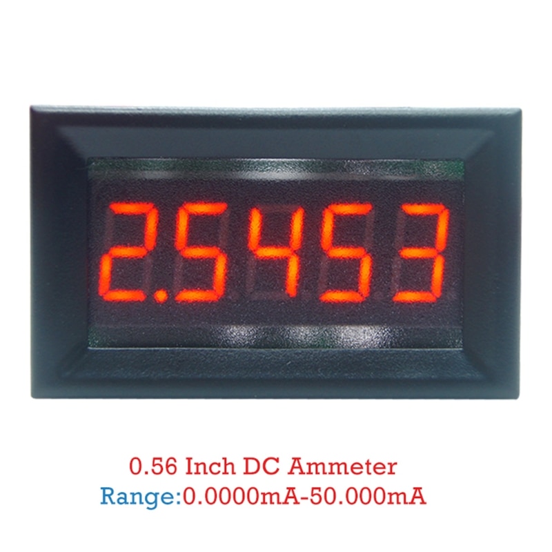 DC 0-50.000mA(50mA) Digital Ammeter 5-digits bit Current Meter Panel Guage 0.36" W315