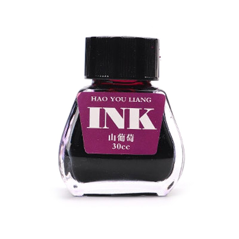Fountain Pen Ink Bottle 15 Colors 30ml Ink Bottle for Beginners Kid Home Office School Writing Drawing Art Illustrations: mountain grape