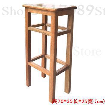 Massief Houten Eettafel Bar Kruk Thuis Restaurant Kruk Eetkamerstoel Up Houten Kruk Hoge Versterking Board School Student Kruk