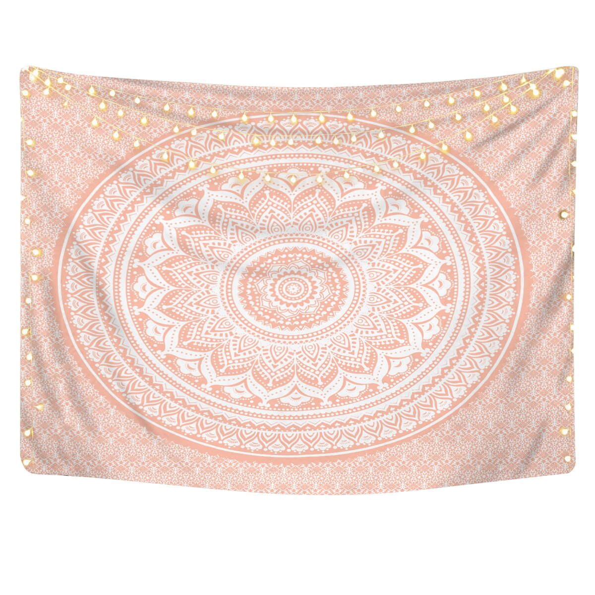 Tapestry Nordic Datura Mandala Hanging Cloth Decorative Tapestry Background Cloth Blanket Home Decor Tapestry 95x73cm: 7