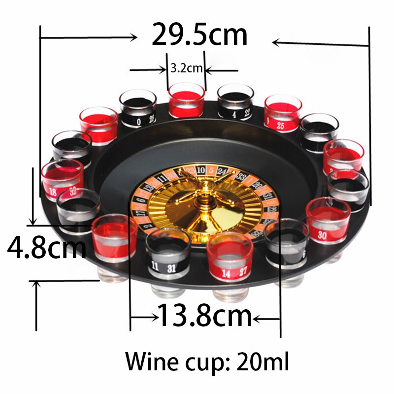 Russian Turntable Wine Set for Bar Birthday Party Party Dance Party Dinner Wine Glass Set Ktv Entertainment Bar Tool Supplies