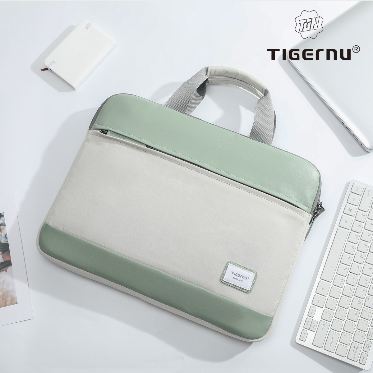Tigernu Frauen Aktentasche Taschen Für Männer 14 15,6 zoll Laptop Tasche Ordner Für Dokumente Taschen Für Frauen Weibliche Handtasche Koffer Geschäft: Schwarz