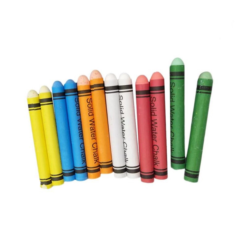 stationery supplies 30Pcs Water-soluble Dustless Chalk Crayons Set Office School Education Supplies