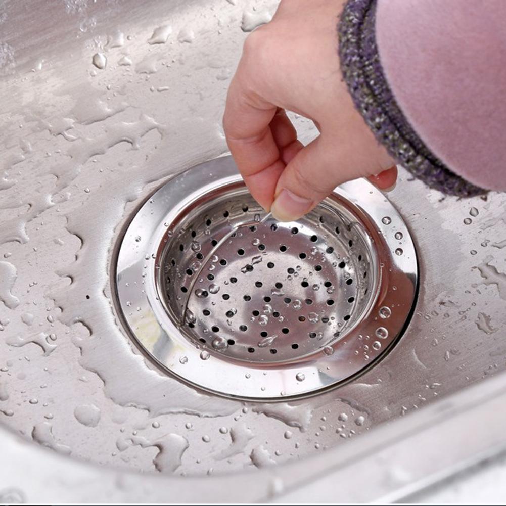 Stainless Steel Mesh Sink Strainer Metal Shower Drain Hole Trap Bath Kitchen Sink Filter Drain 5 7.5 10 11cm