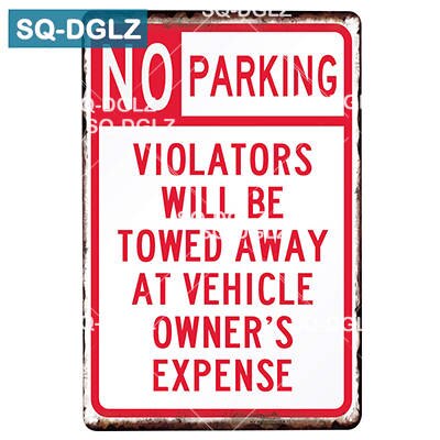 [SQ-DGLZ] Sicherheit Metall Zeichen Bar Zauberstab Dekor Zinn Zeichen Jahrgang Wohnkultur Malerei Plaketten Nein Parken Kunst Tafel Poster