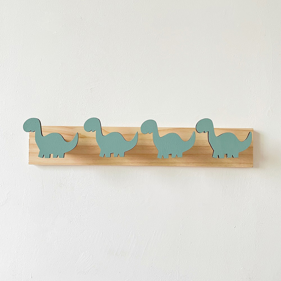 Gancho de dinosaurio para colgar abrigos montado en la pared, almacenamiento de toallas, ganchos para sombreros, dormitorio, baño, llaves, ganchos de pared de dibujos animados para el hogar