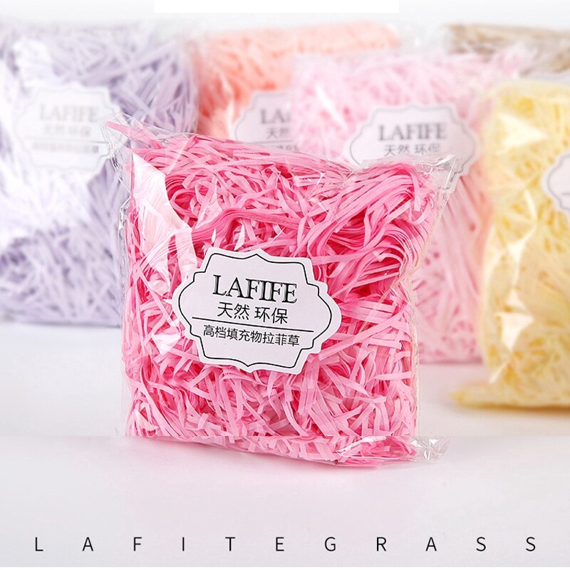 Doos vulling papier draad raffia versnipperd papier bruiloft verloving confetti decoratie accessoires kleurrijke confetti  xy106
