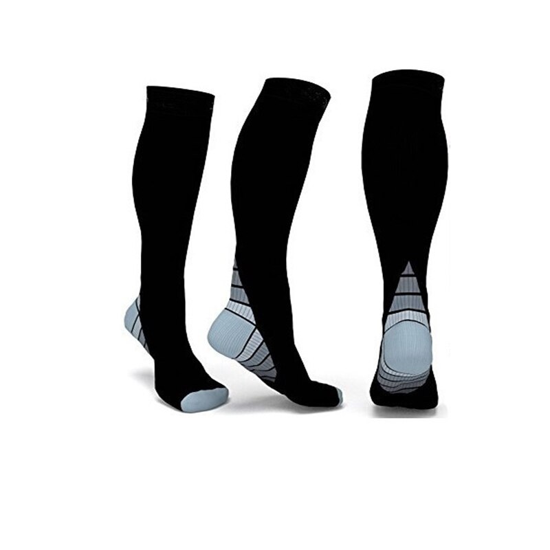 Universal Lange Sport Socken Männer Kompression Nylons Anti Slip Fußball Fußball Spiel Männlichen Weibliche Code Frau: Beige / L/XL