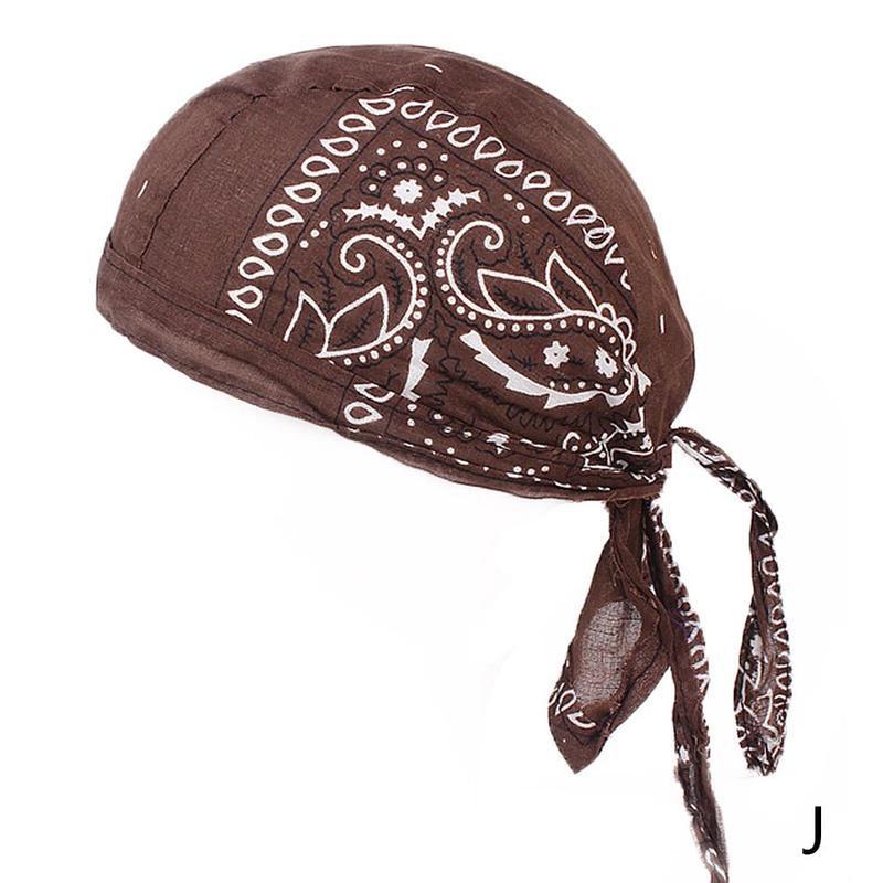 Bomuld hip hop balaclava hat pandebånd til mænd kvinder maske trend udendørs motorcykel headwrap hatte dans  a7 d 0: J