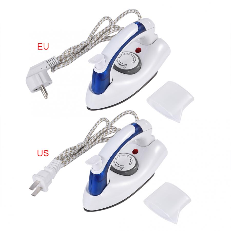 50/60Hz Foldable Steam Iron For Clothes Compact Handheld Steam Travel Iron Temperature Control EU/US Plug Steamers 220V 110V