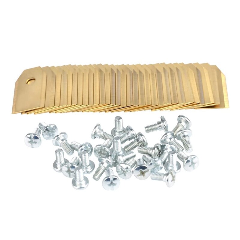 Lawn Mower Blade 36 Pcs Replacement Blades, Stainless Steel Mower Blade for Garden and Husqvarna Automower