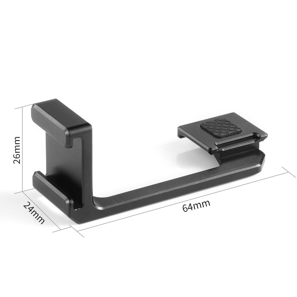 SmallRig Camera A6400 Cold Shoe Adapter (Left Side) for Sony A6000/A6100/A6300/A6400/A6500 Camera for Microphone Attach BUC2342