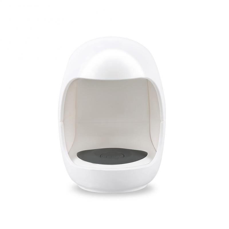 1 stk bærbar mini 3w usb uv led lampe hvid æggeform negletørrer 45s hurtigtørre negle gel smart nail art udstyr: 01