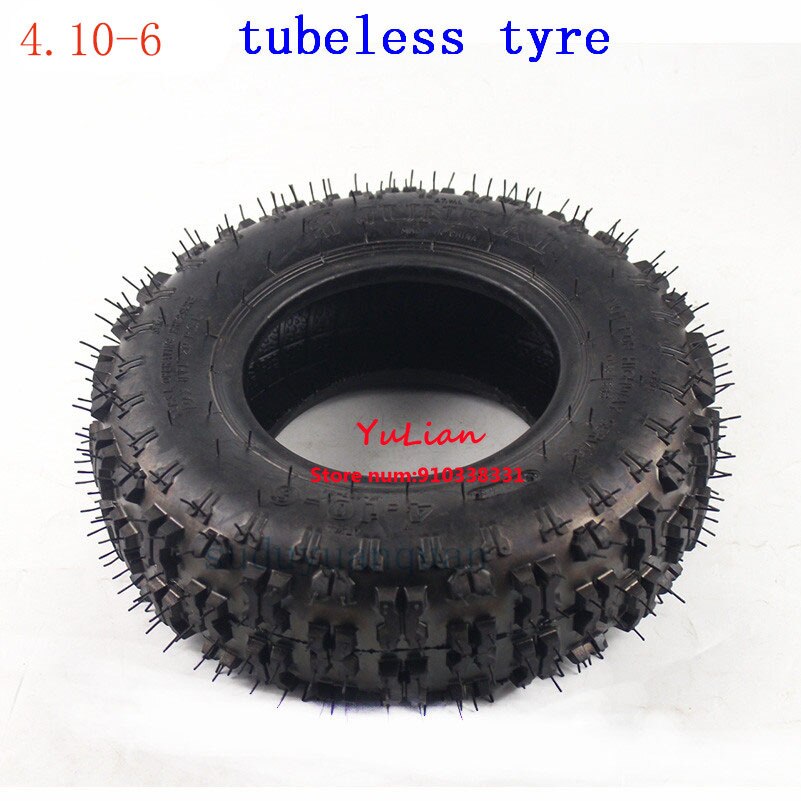 Bonne 4.10-6 pneu Tubeless ATV Go Kart MIni Quad 4.10-6 pouces pneu chasse-neige vide pneu de motoneige 4.10-6 pouces pneu de plage