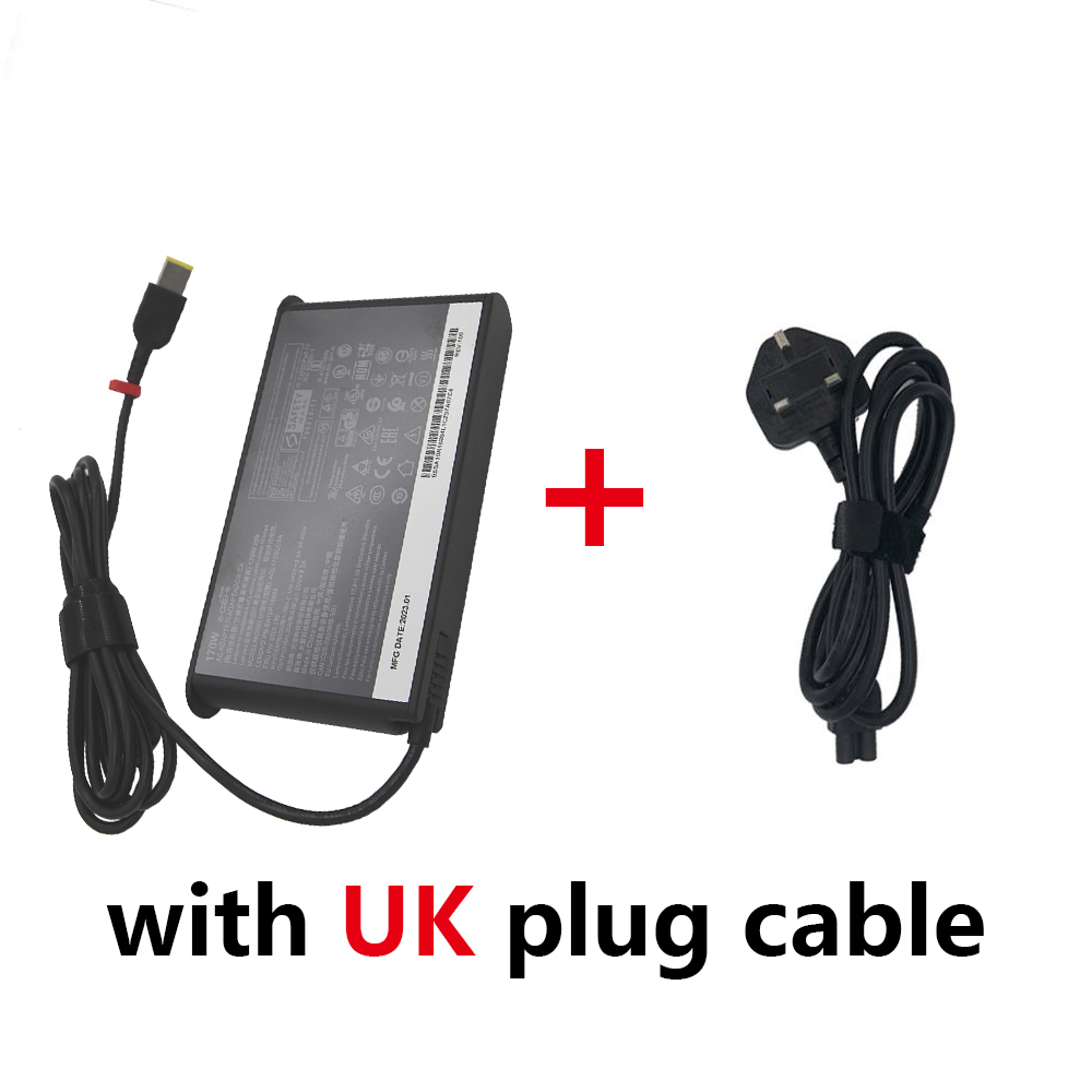 20V 8.5A 170W AC Power Adapter for Lenovo Laptop Charger Legion 5 Y7000P Y720-15 P50 P51 P70 P71 T440p T540p W540 W541 45N0514: Red