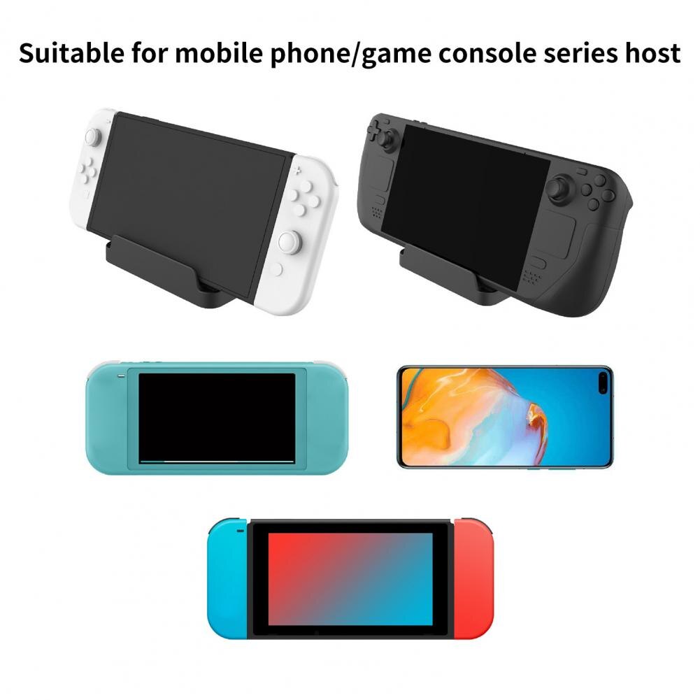 Soporte de consola de juegos portátil, disipación de calor, antideslizante, Base Universal de videojuego para Steam Deck/Switch OLED/Switch/Lite/Phon
