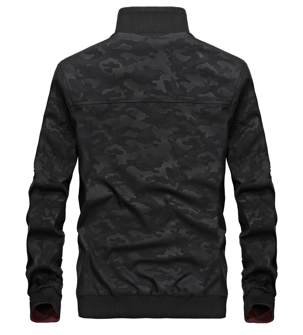 Men Two-sided Outdoor Hiking Climbing Camping Keep Warm Clothes Male Sports Training Stand Collar Jacket M-3XL Loose Coat