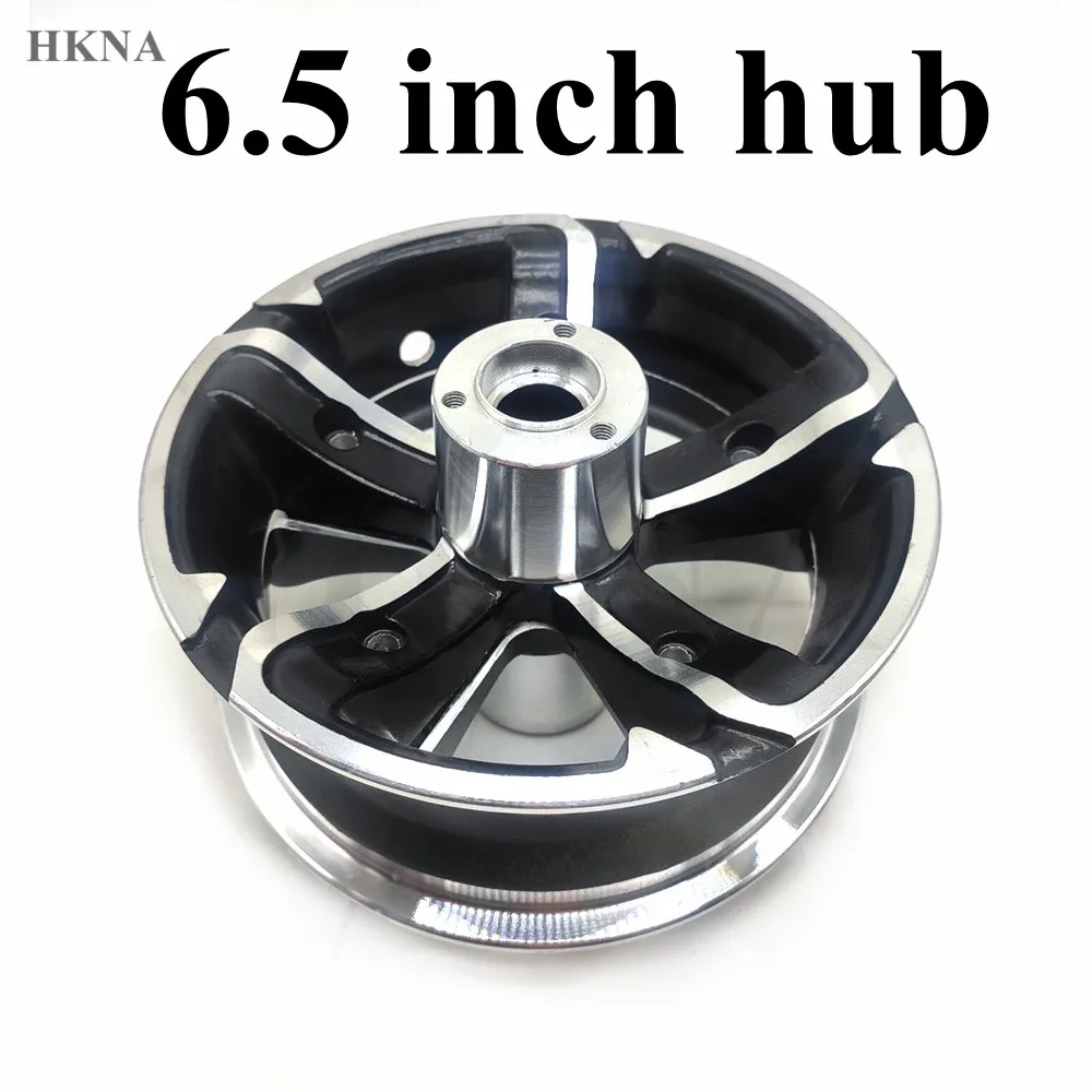 11 Inch 90/65-6.5 Rim for Electric Scooter Front and Rear Wheels with Disc Brakes, Aluminum Alloy Split Hub