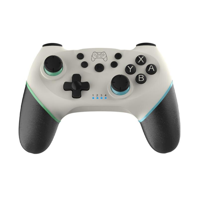 Wireless Bluetooth Gamepad Joystick Controller With 6-Axis Handle For Switch Pro For Nintendo Switch Console Accessories: white
