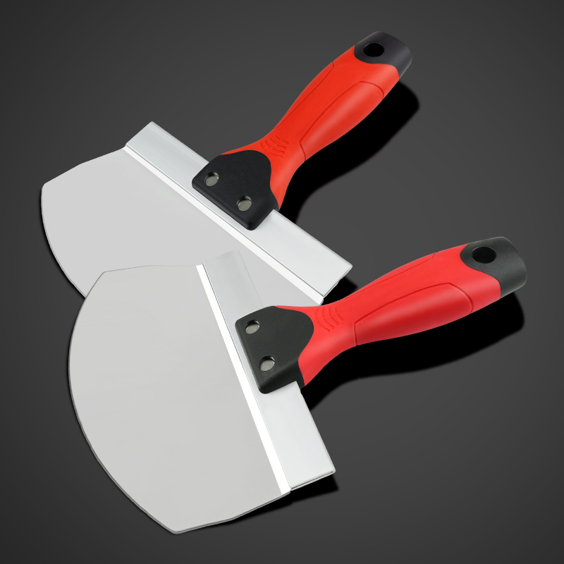 Putty Knife Scrapers, Spackle Knife, Metal Scraper Tool for Drywall Finishing, Paint Feeder Filling Spatula Construction Tools: Warm White