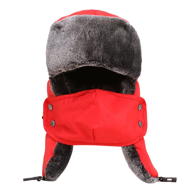 Vinter mandehatte russian hat sport øreklapper/masker bomber lei feng kasketter flaps kasketter til mænd