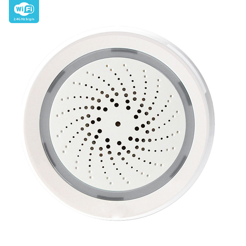 NEO Wireless Smart Wifi Siren Alarm Sensor Smart Life App Notification Alerts Plug And Play