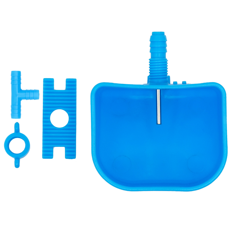 Ciotola per l'acqua del coniglio abbeveratoio automatico gabbia per conigli tazza fissa in acciaio inossidabile/plastica che solleva volpe visone animali da fattoria ciotola per bere: nero