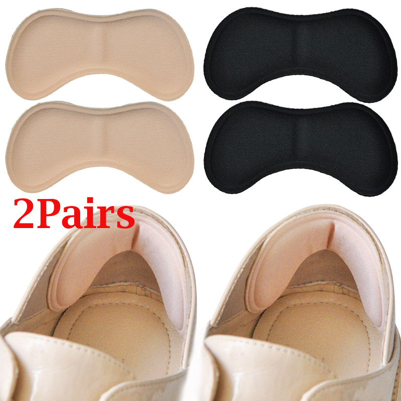Palmilhas Patch Heel Pads para Sapatos Esportivos, Tamanho Ajustável, Antiwear Feet Pad, Inserção de Almofada, Protetor de Salto, Adesivo Traseiro, 6Pcs: Dourado