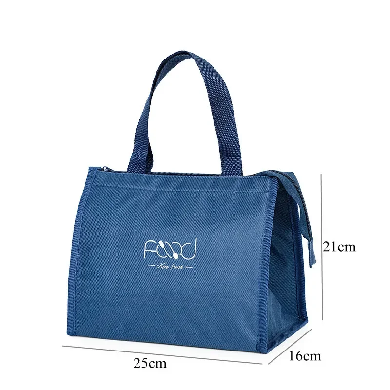 High-Capacity Portable Insulated Lunch Bag Women/Kid Picnic Work Travel Food Thermal Storage Container Bento Box Cooler Tote Bag