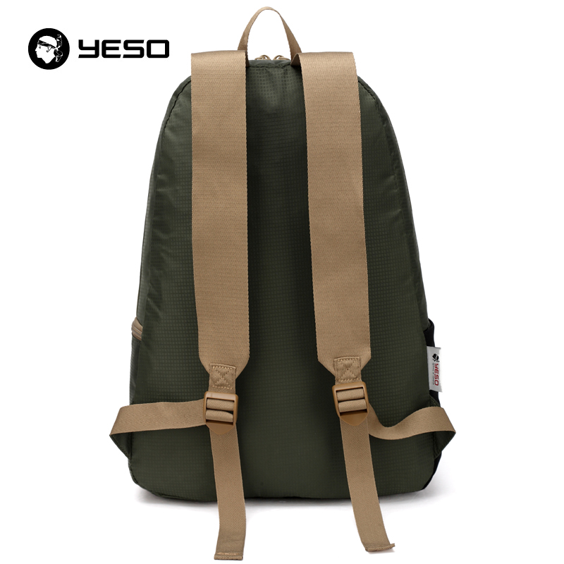 YESO Neue Männer Faltbare Rucksack Für Teenager Lässig Reise Rucksack Wasserdichte Tragbare Klapp Rucksack Frauen Nylon Taschen