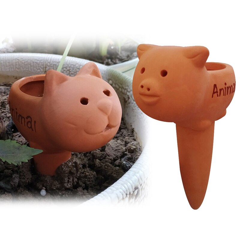 Garden Automatic Watering Tool Self Watering Device Animal Shape Ceramic Plants Water Seepage Devices Drip Irrigation System