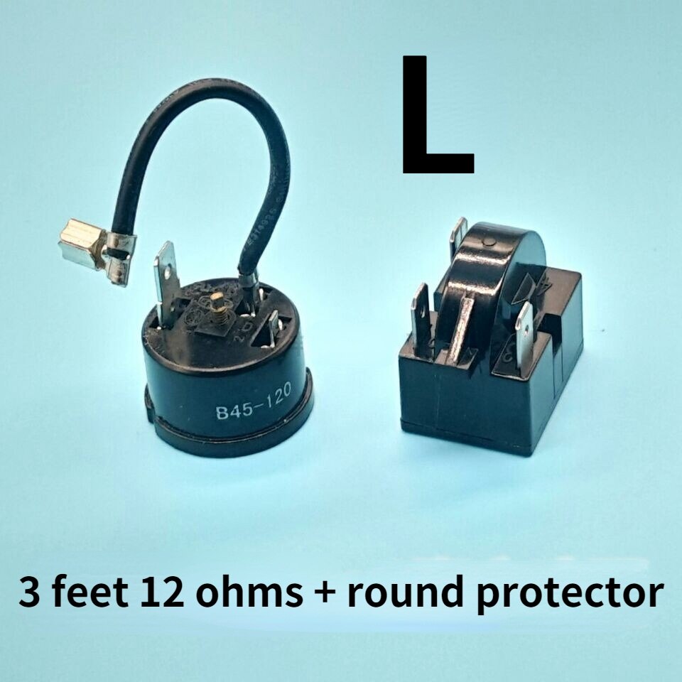 Refrigerator ptc starter relay QP2-15 compressor thermal overload protector: L