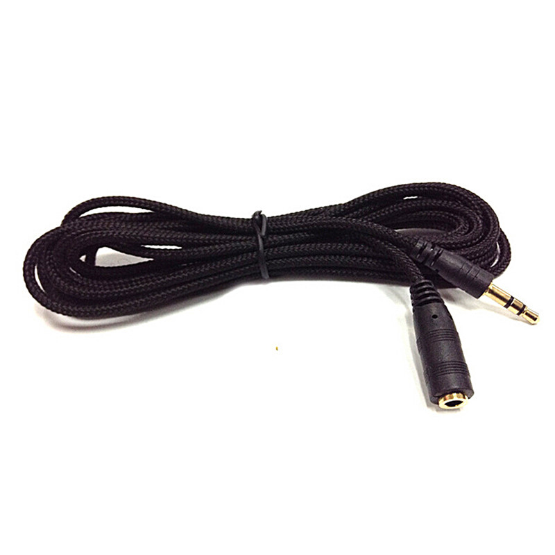 3m/1.5m Headphone Extension Cable 3.5mm Jack Male to Female 3.5mm AUX Cable Audio Stereo Extender Cord Earphone Speaker