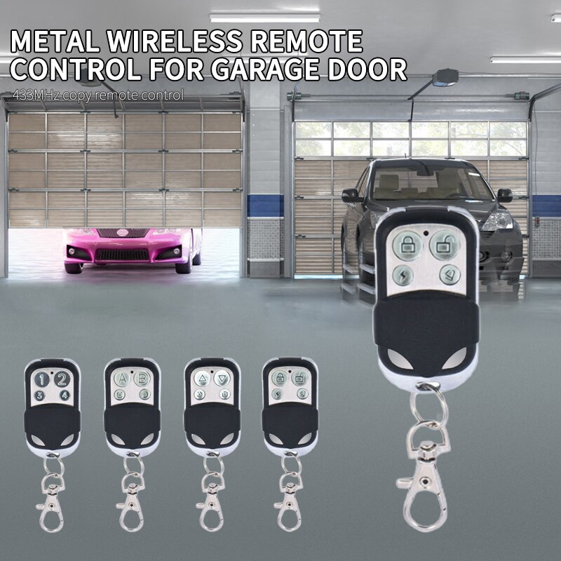 433MHZ Remote Control Electric Cloning Gate Garage Door Remote Control Fob 433mhz Key Fob UK STOCK Cloning Key