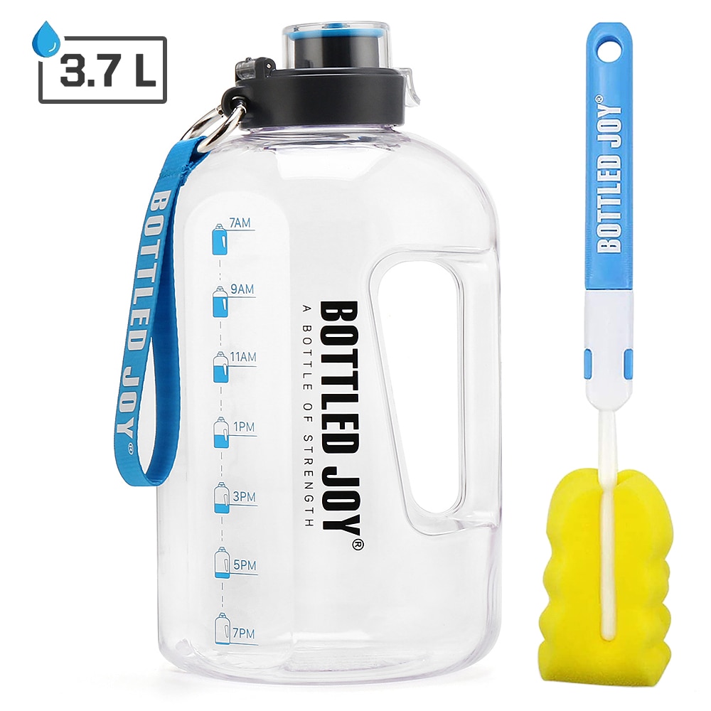 3.7L 2.5L 1.5L Clear Big Liter Drinkwater Flessen Plastic Grote Capaciteit Ketel Voor Gym Fitness Toerisme Bpa Gratis sport