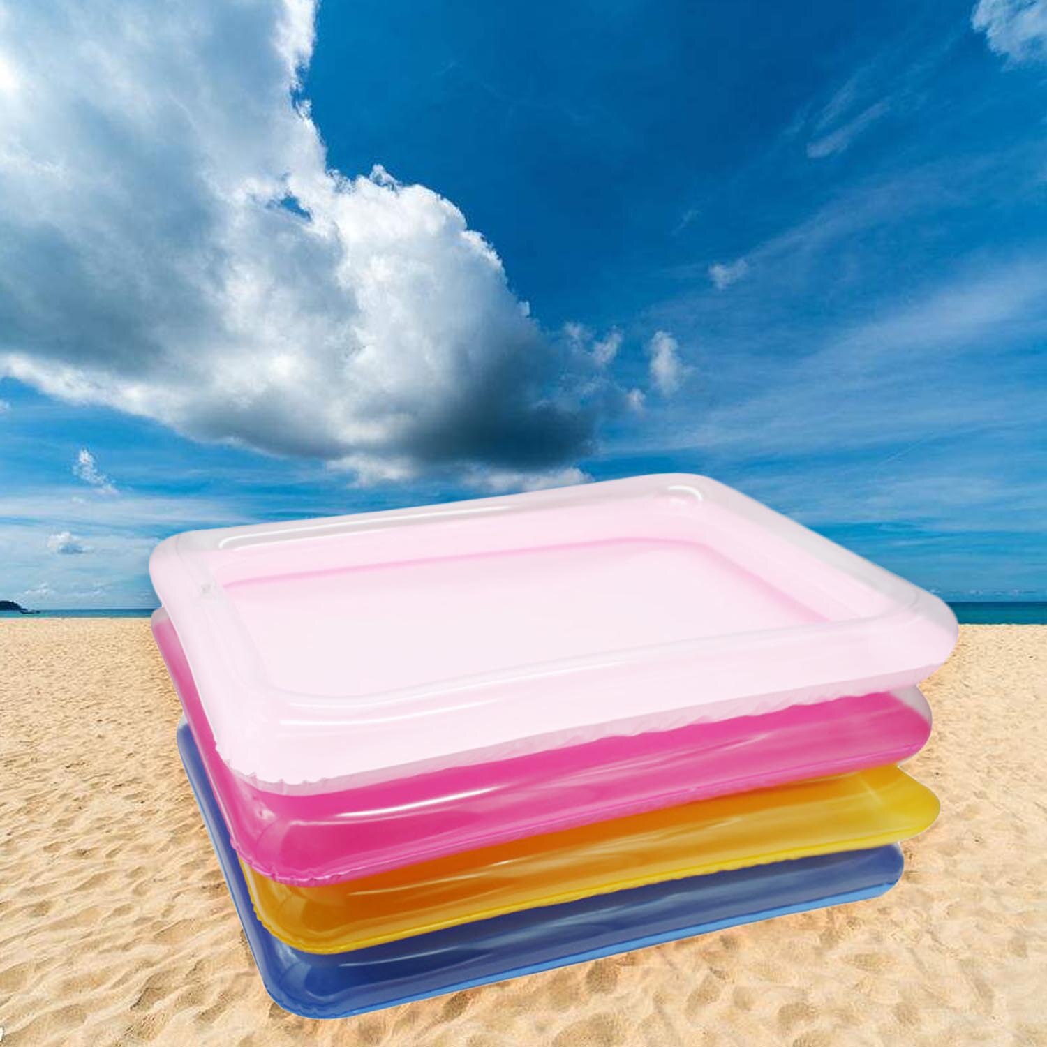 Kinderen Strand Zand Speelgoed Draagbare Opblaasbare Zandbak Vormbaar Spelen Zand Lade voor Kids Baby Kinderen Spelen Zand Speelgoed Willekeurige Kleur