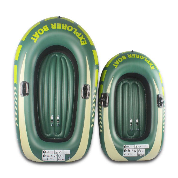 PVC inflatable boat fishing boat rubber boat PVC canoe thickened drift boat single seat boat double seat boat