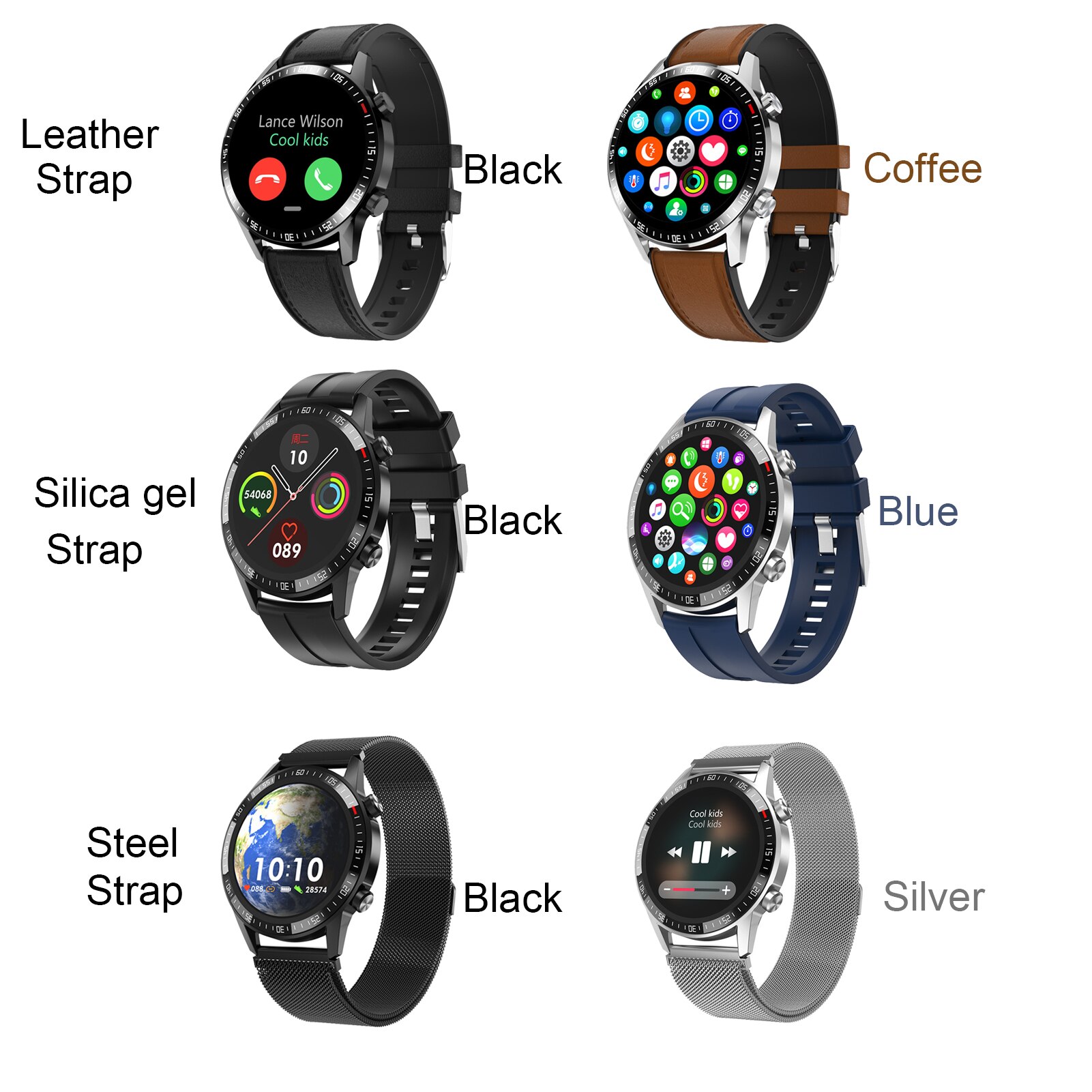 IP67 Waterproof Smart Watch Fitness Tracker Smart Bracelet Heart Rate Blood Pressure Health Monitor BT Bracelet Smartwatch Men