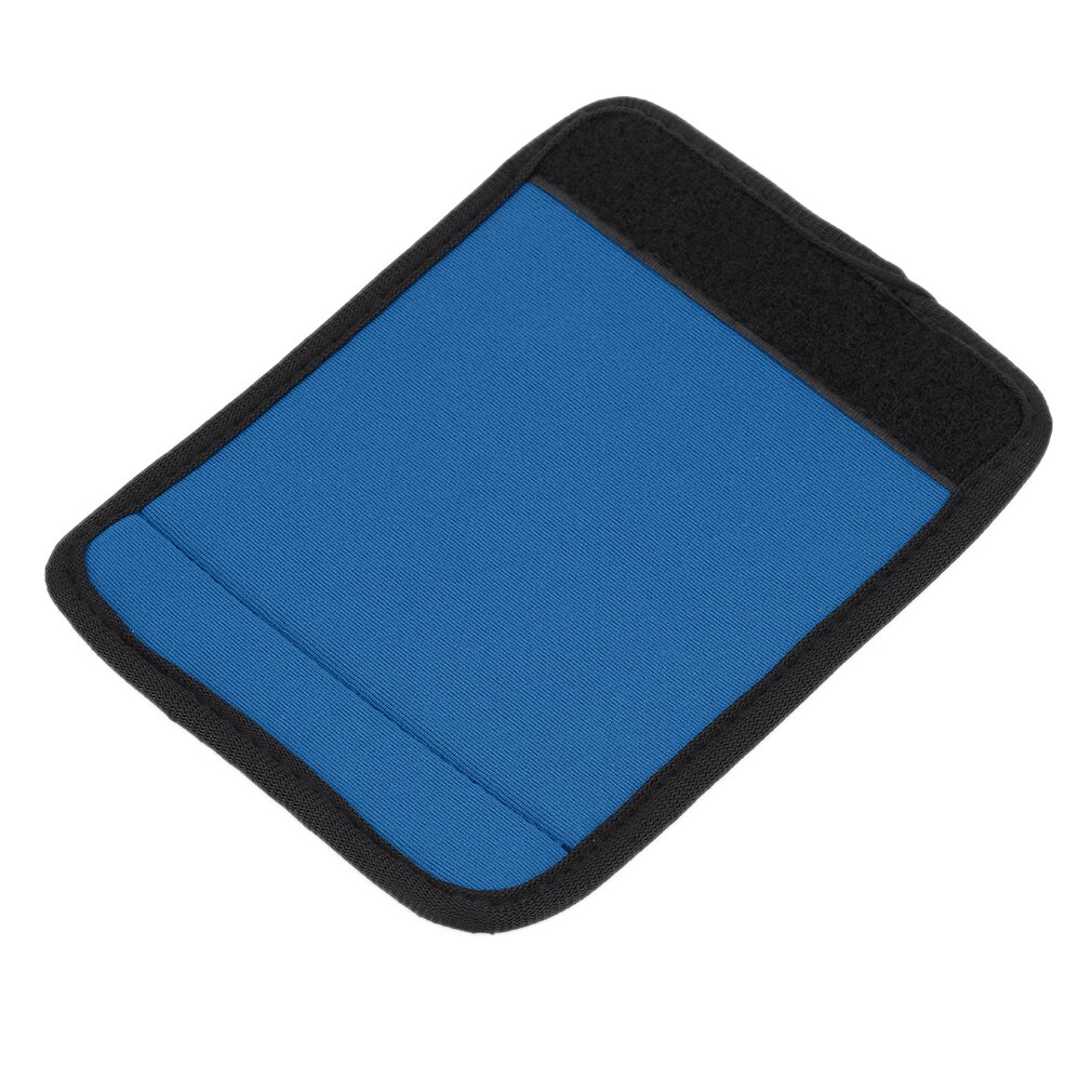 Lot de 4 enveloppes de poignée de bagage en néoprène pour valise, étiquettes d'identification de bagages, étiquettes de bagage en vrac, accessoires de voyage (noir
