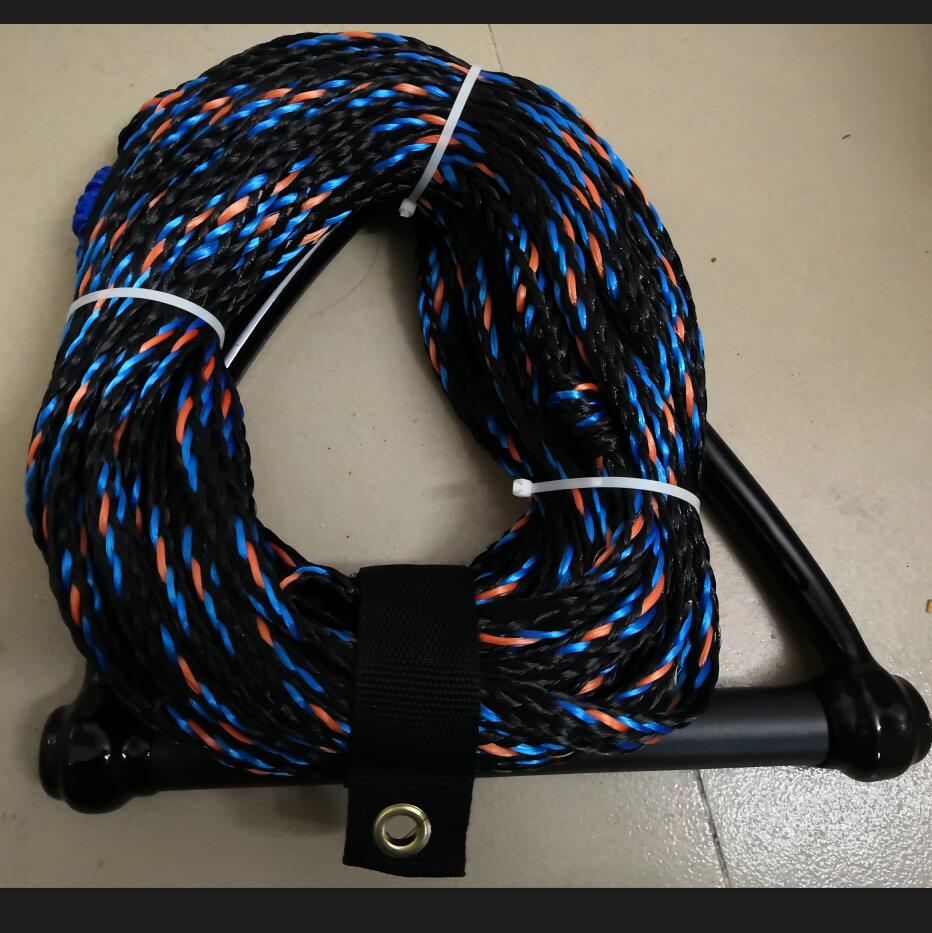 Wasser Ski Seil, wakeboard Kneeboard Seil Wasser Ski leine griff Strang Weben Wakesurf internat Seil 1600lbs 750-900 Zoll Länge: Himmel Blau