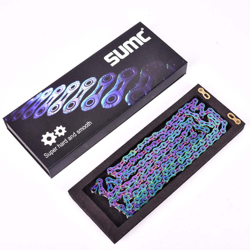 SUMC Bike Chain 9 10 11 12 Speed Bicycle Variable Speed Chain MTB Mountain Road Bicycle Chain