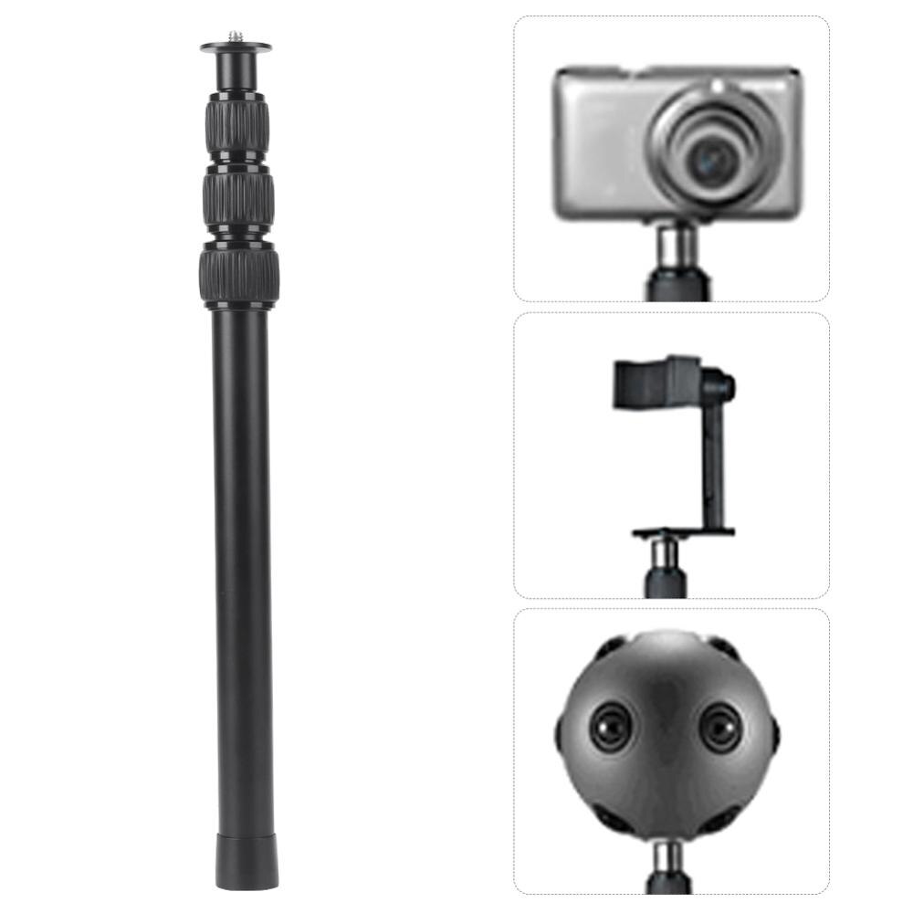 Universal Retractable Four Sections All Metal Extension Rod for Phone Mirrorless Camera Shoot