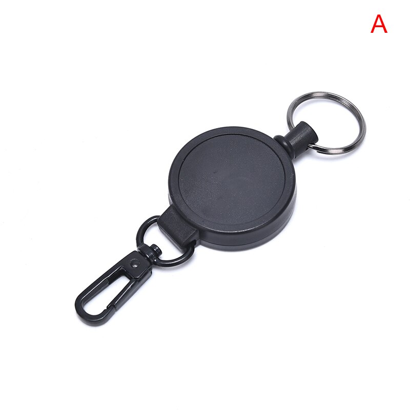20Styles Key Ring Clip Retractable Pull Key Ring Chain Reel Extendable Belt Reel ID Lanyard Name Tag Card Badge Holder: 16