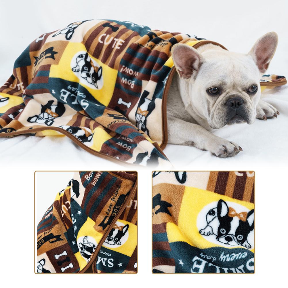 1 Pcs Pet Zachte Huisdier Deken Winter Hond Kat Bed Mat Warm Slapen Matras Small Medium Honden Katten Flanel Huisdier levert